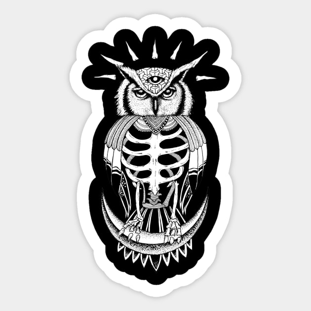 Owl Sticker by alesaenz